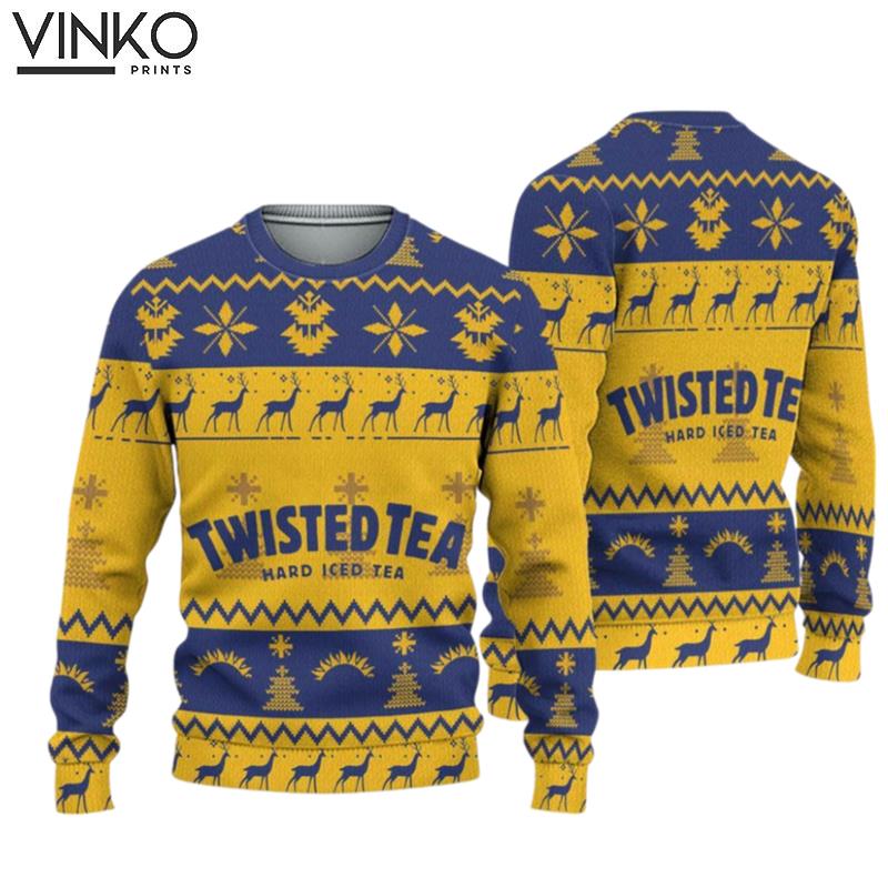 Twisted Tea Beer Beer Lover Ugly Christmas Sweater