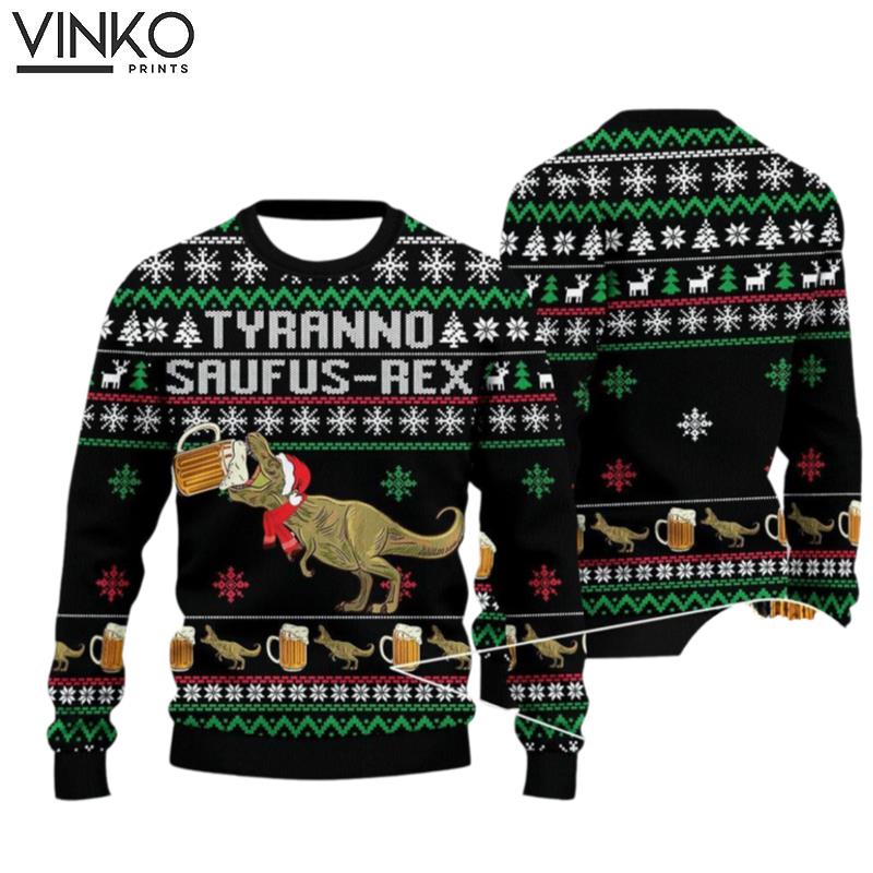 Tyrannosaurus Ugly Christmas Sweater