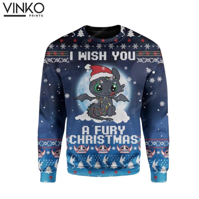 Ugly Fury Christmas Custom Ugly Christmas Sweater