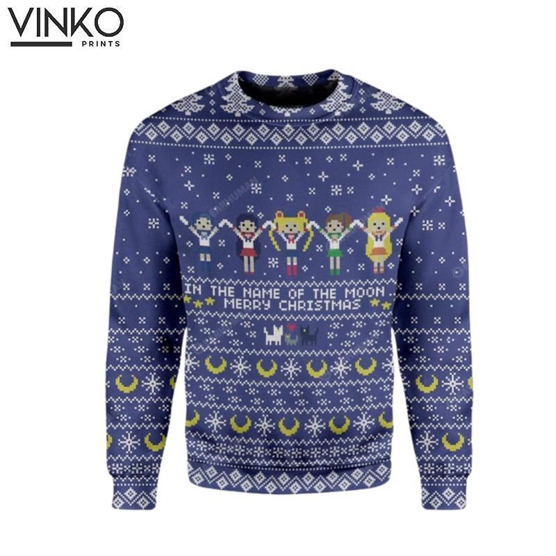 Ugly Sailor Moon Custom Ugly Christmas Sweater