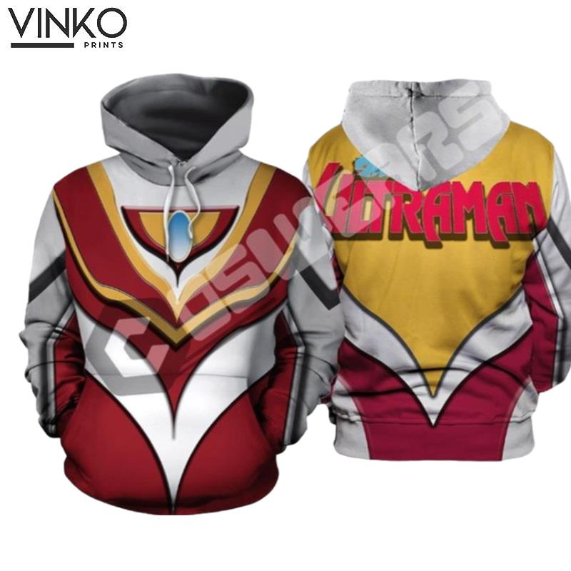 Ultraman Red Inspired Hoodie