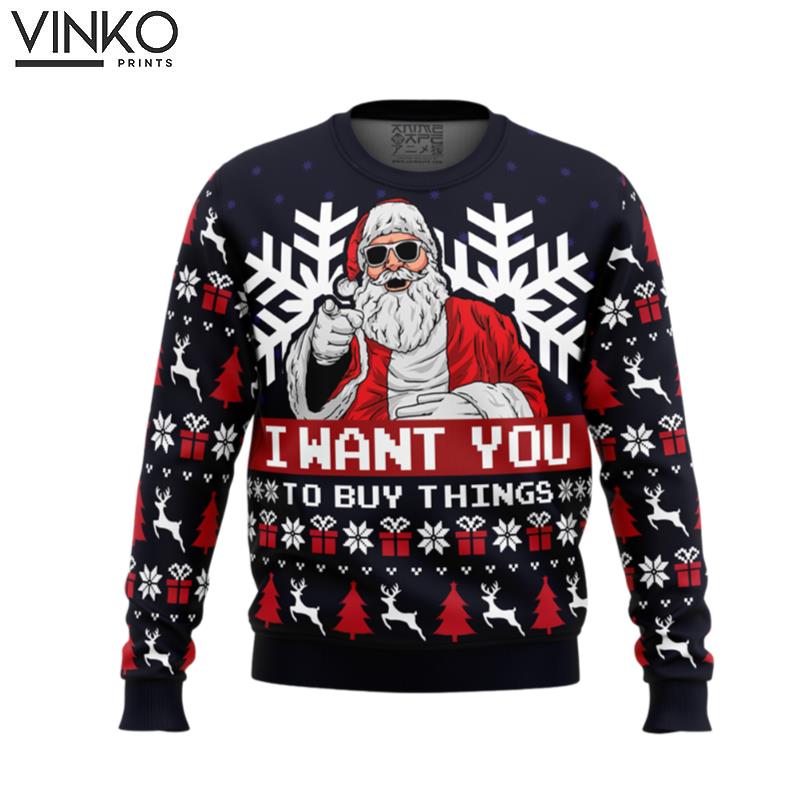 Uncle Santa Claus Ugly Christmas Sweater