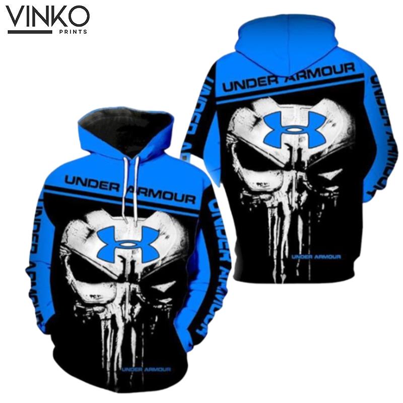 Under Armour Skull Punisher For Men And Women Hoodie