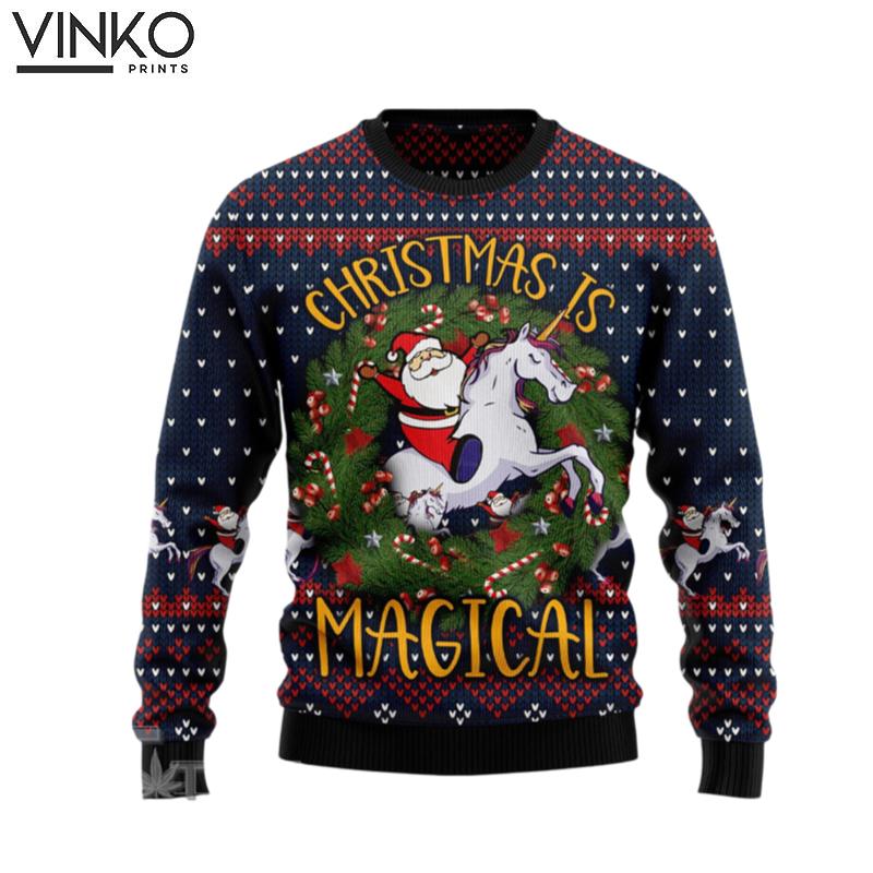 Unicorn Christmas Is Magical Ugly Christmas Sweater