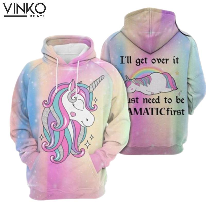 Unicorn I Will Get Over It Hoodie