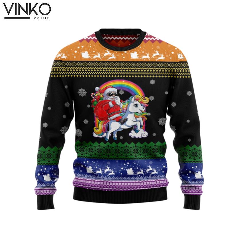 Unicorn LGBT TG51023 Ugly Christmas Sweater