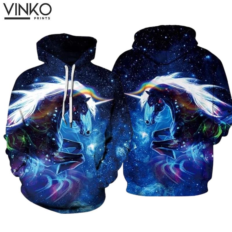 Unicorn Sky Pattern Hoodie