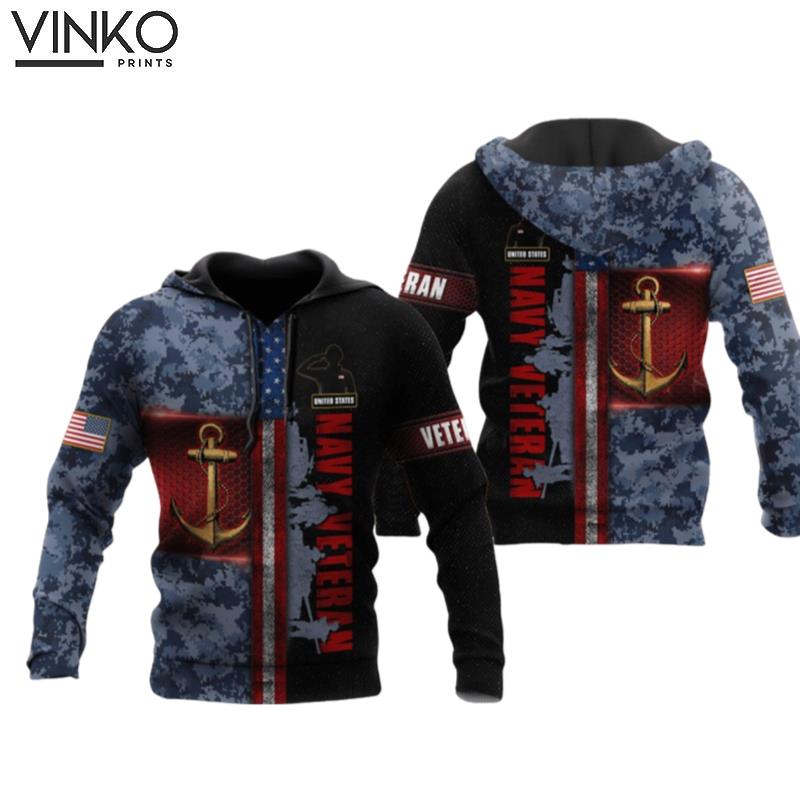 United States Navy Camo Hoodie