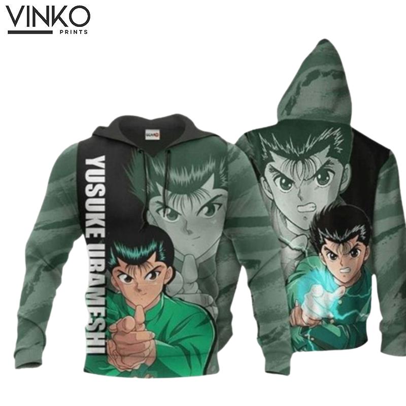 Urameshi Yusuke Anime Manga Yu Yu Hakusho Hoodie