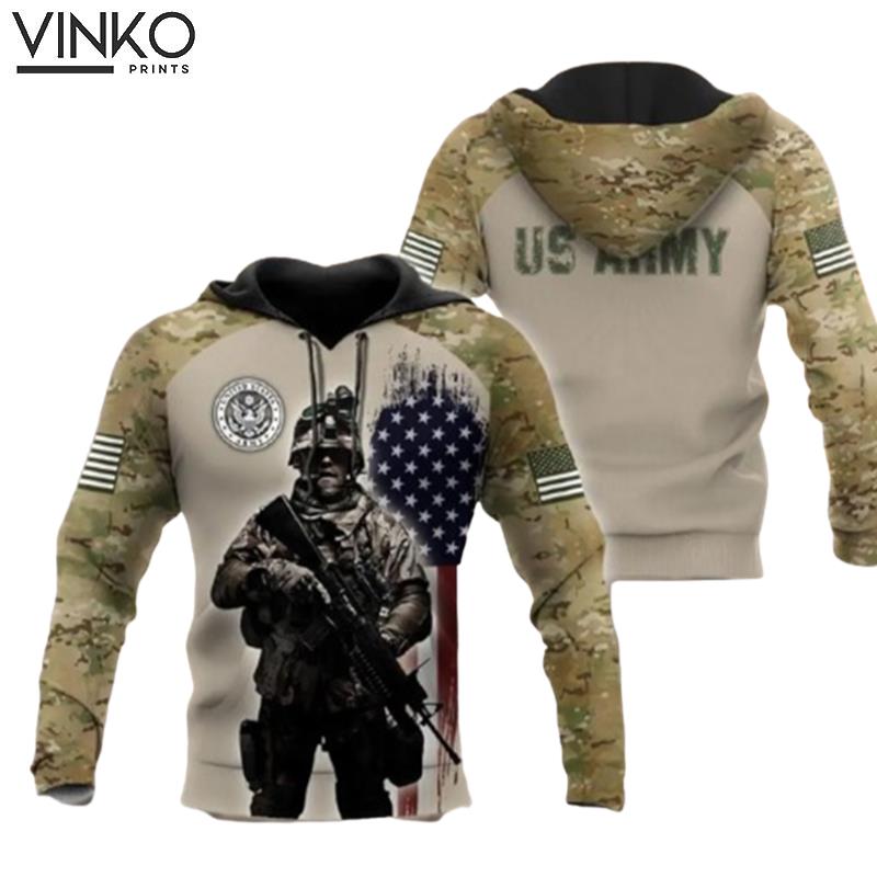 Us Army Soldier Camo Hoodie