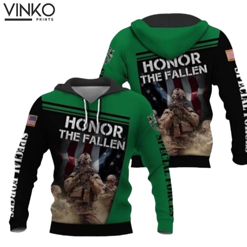 Us Army Special Forces Honor The Fallen Hoodie