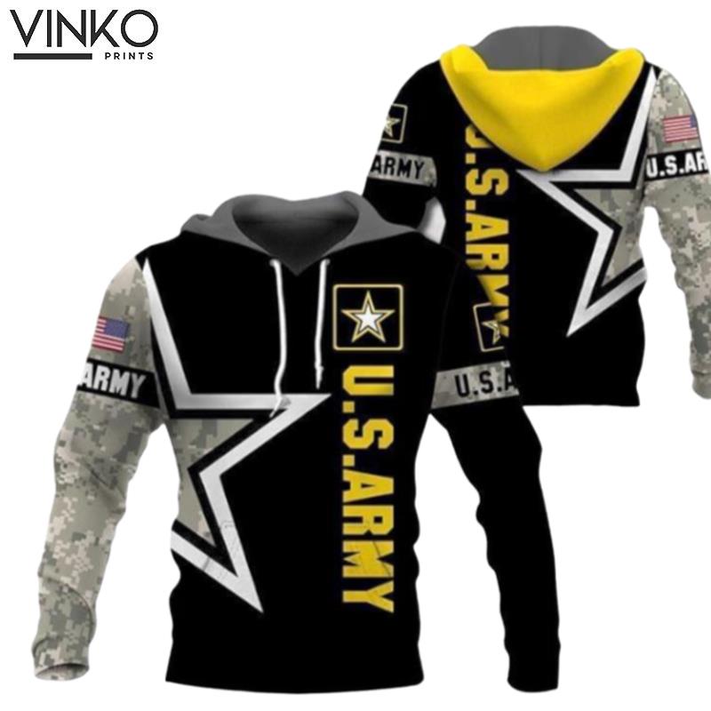 Us Army Star Hoodie