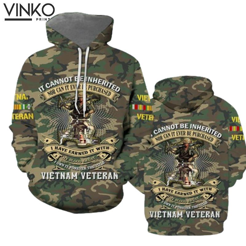 Us Army Vietnam Veteran Hoodie