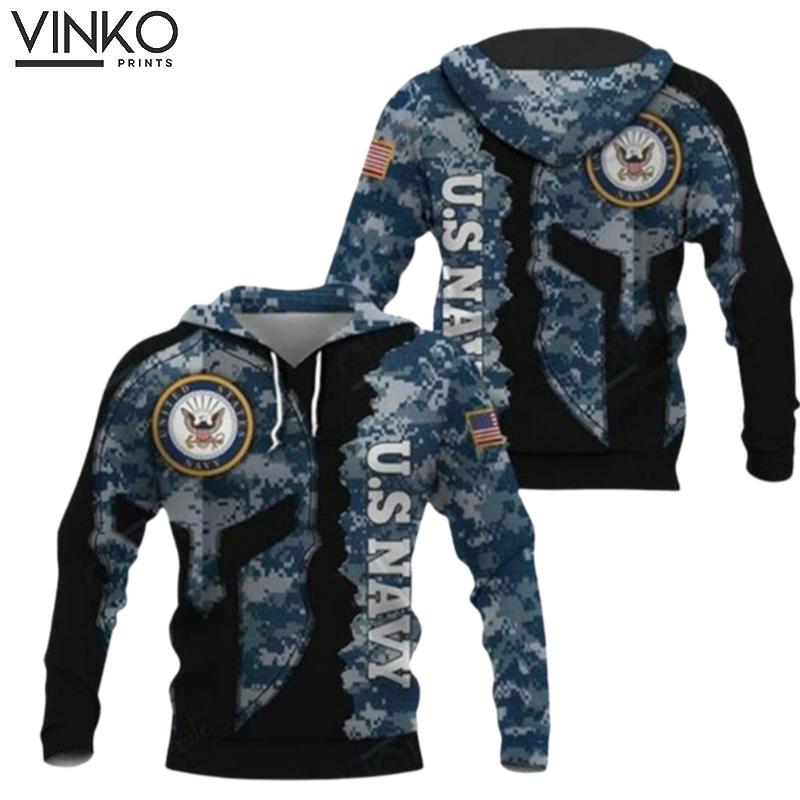 Us Navy Camo Hoodie