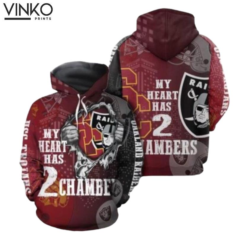 Usc Trojans Vs Oakland Raiders Hoodie