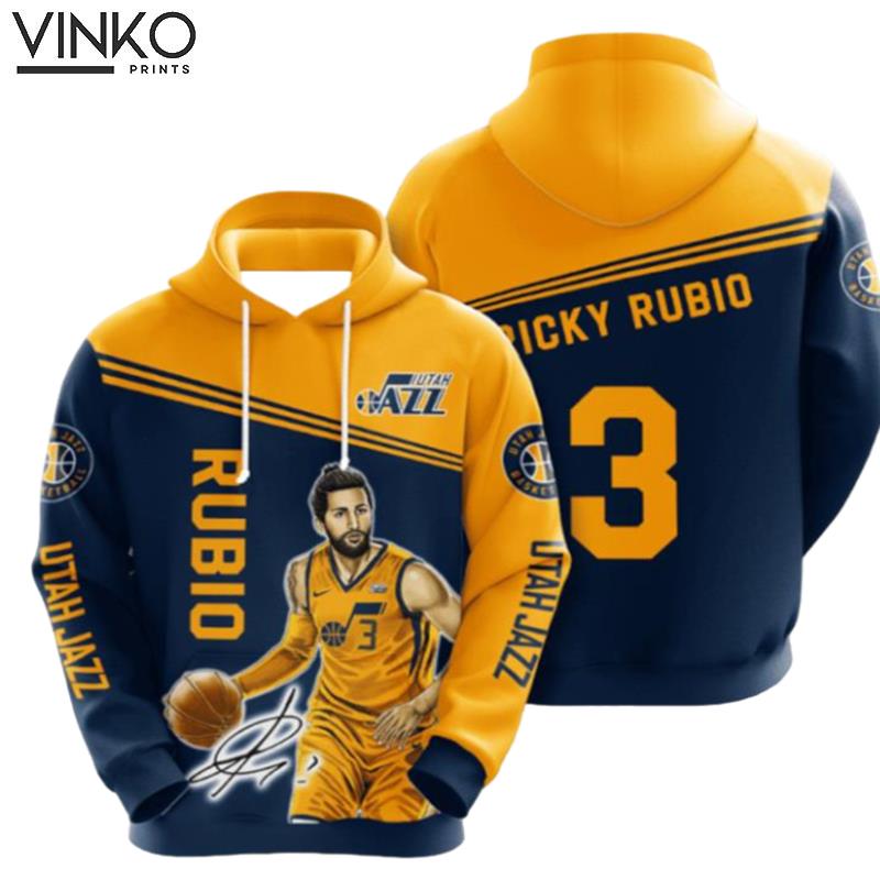 Utah Jazz Ricky Rubio Hoodie