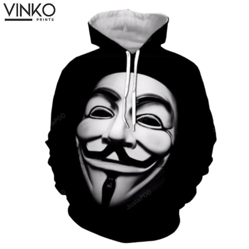 V For Vendetta Mask Hoodie