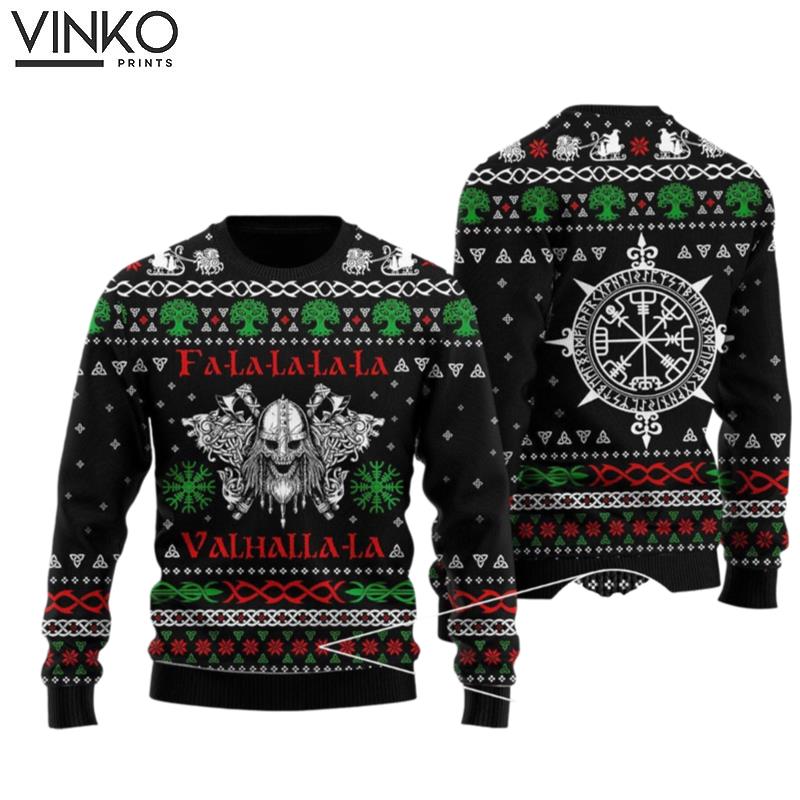 Valhalla Viking Ugly Christmas Sweater