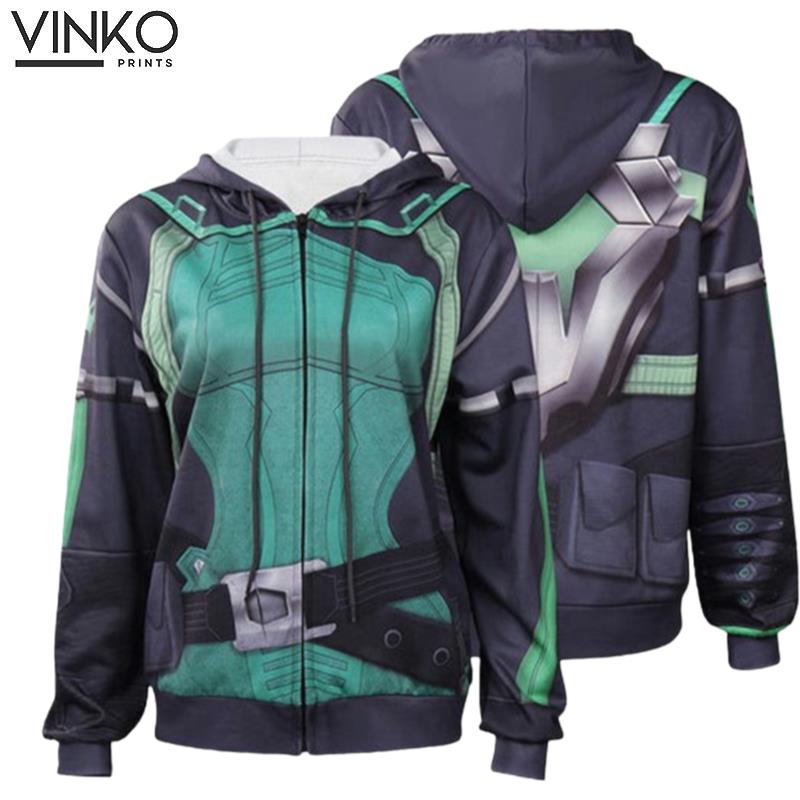 Valorant Viper Cosplay Hoodie