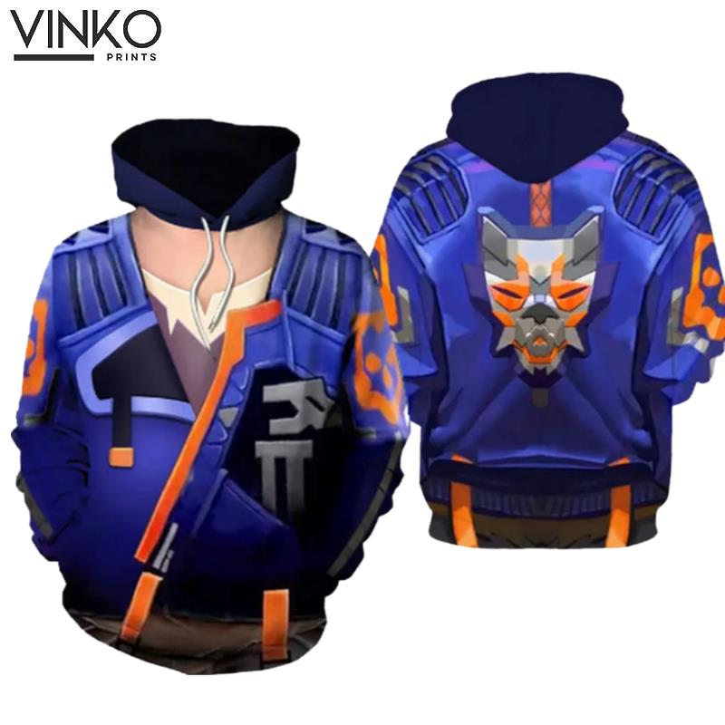 Valorant Yoru Cosplay Hoodie