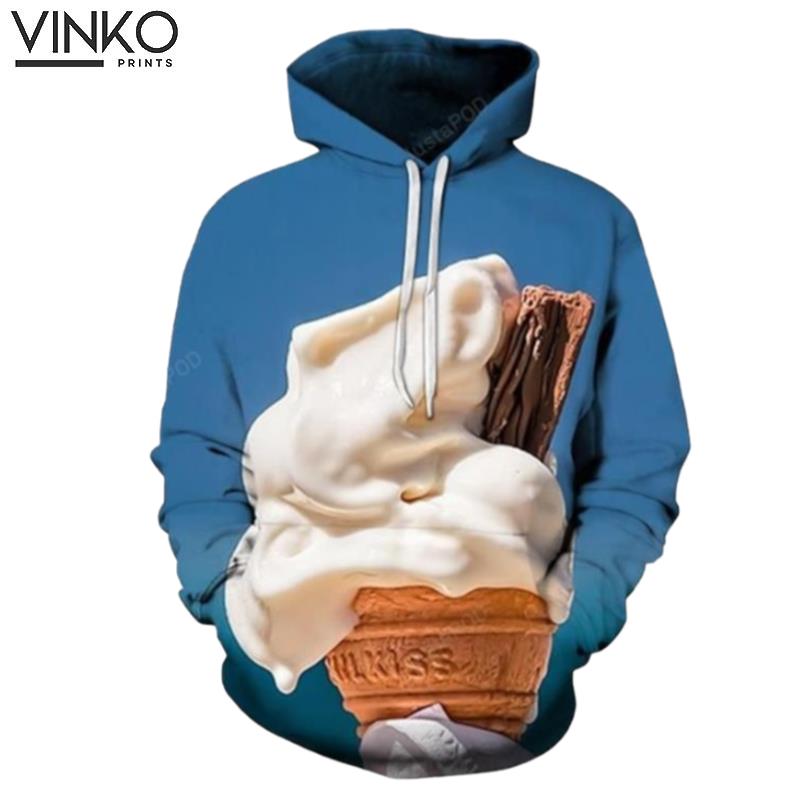 Vanilla Ice Cream Cone Hoodie