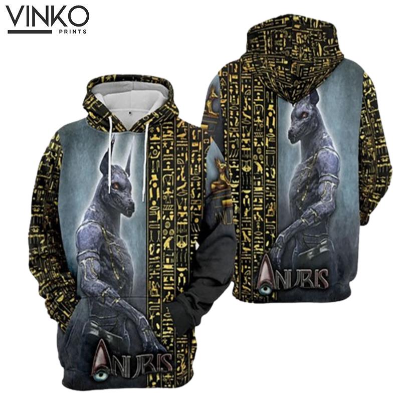 Vanzare Horus Ochi Egipt Anubis Vechi Hoodie