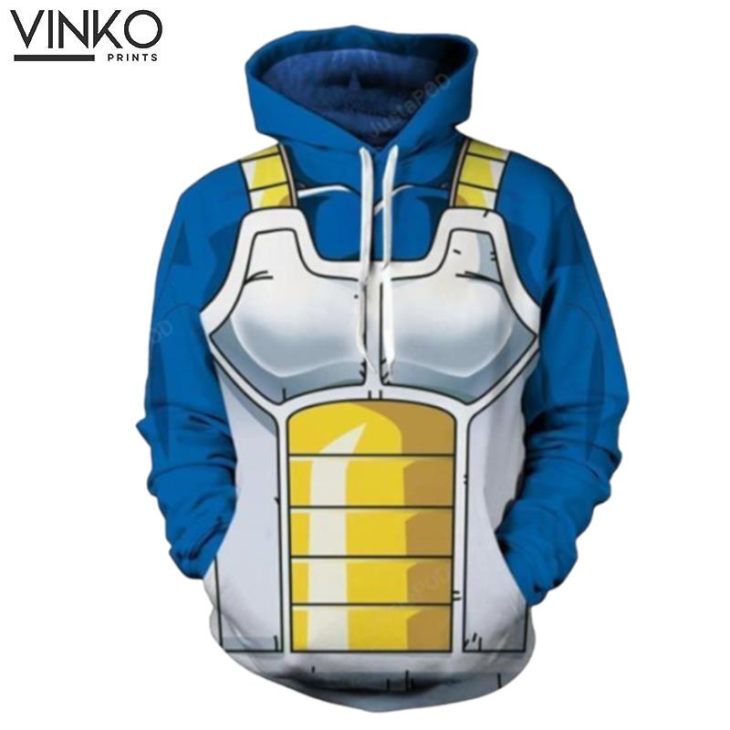 Vegeta Saiyan Armor Dragon Ball Hoodie