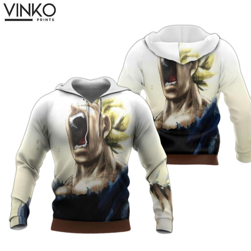 Vegeta Super Saiya Screaming Dragon B Hoodie