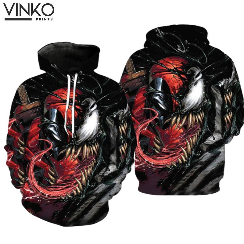 Venom Spiderman Series Super Hero Icon Hoodie