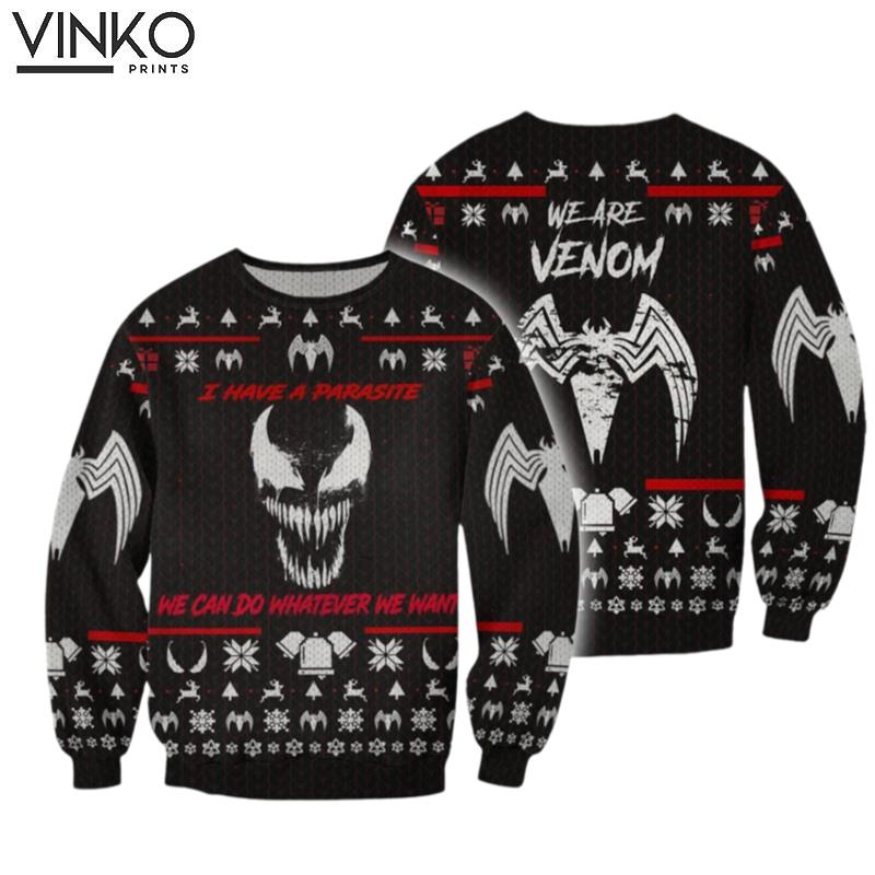 Venom Venom Venom Ugly Christmas Sweater