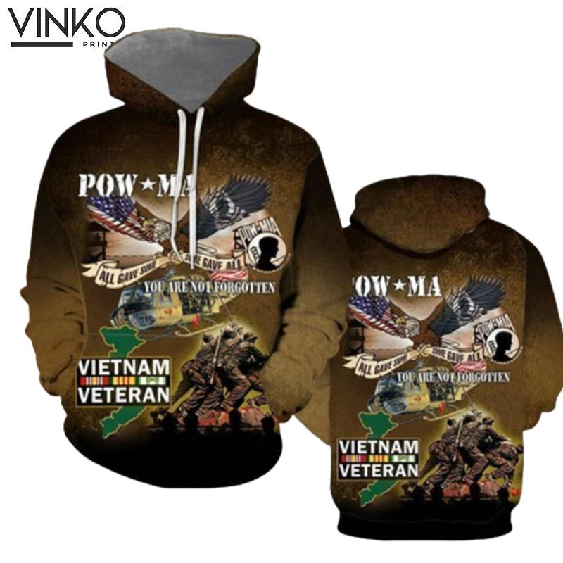 Vietnam Veteran Pow Ma Hoodie