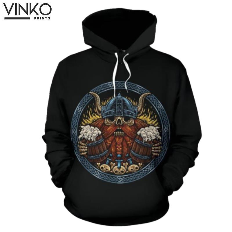 Viking Odin Beer Hoodie