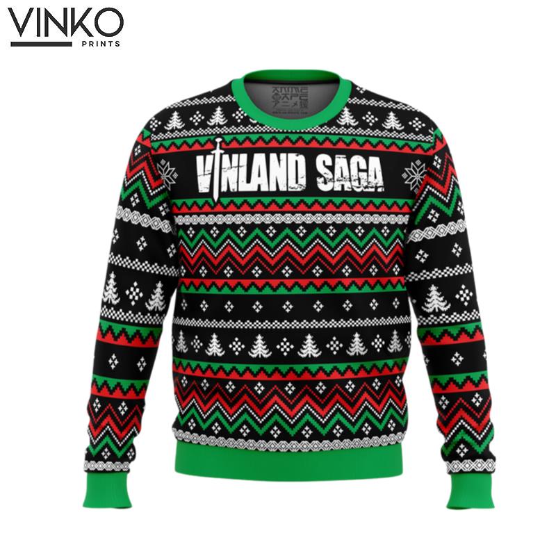 Viking Ship Vinland Saga Ugly Christmas Sweater