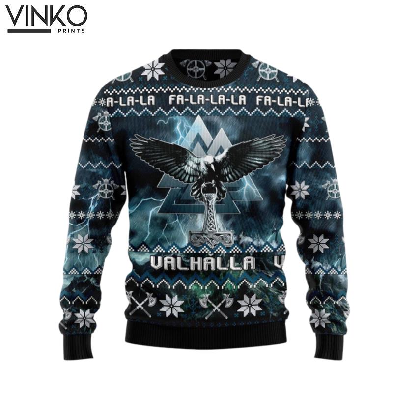 Viking Symbol Adult Ugly Christmas Sweater