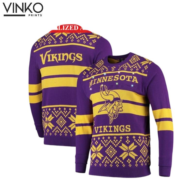 Vikings Football Ugly Christmas Sweater