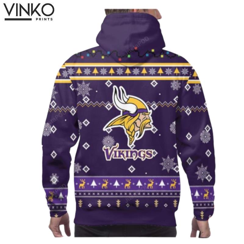 Vikings Team Christmas Ugly Hoodie