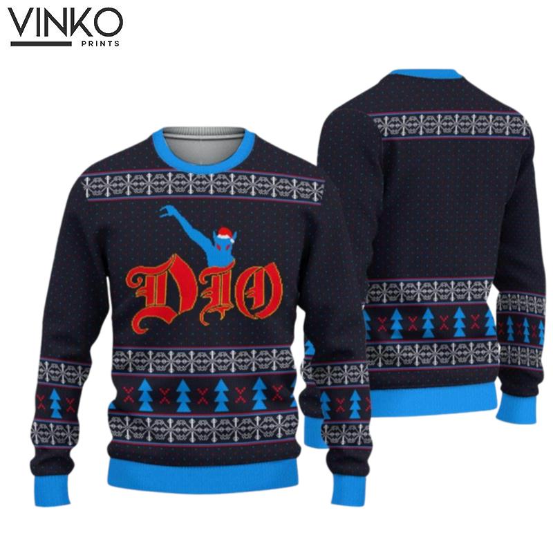 Vintage Dio Holy Diver Tour 83 Limited Edition Ugly Christmas Sweater