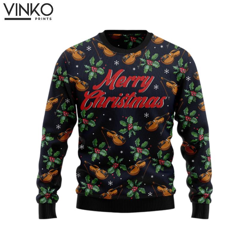 Violin Christmas T910 Ugly Christmas Sweater