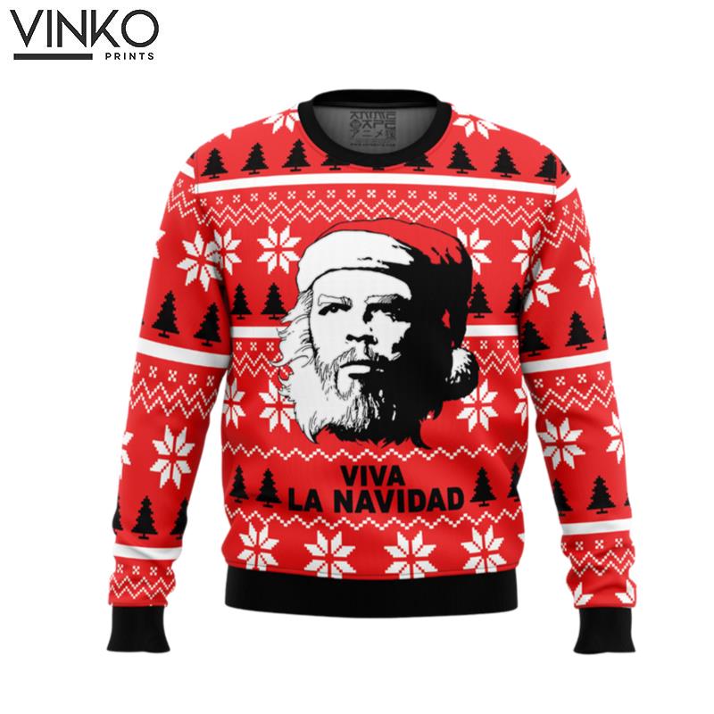 Viva La Navidad Che Guevara Ugly Christmas Sweater