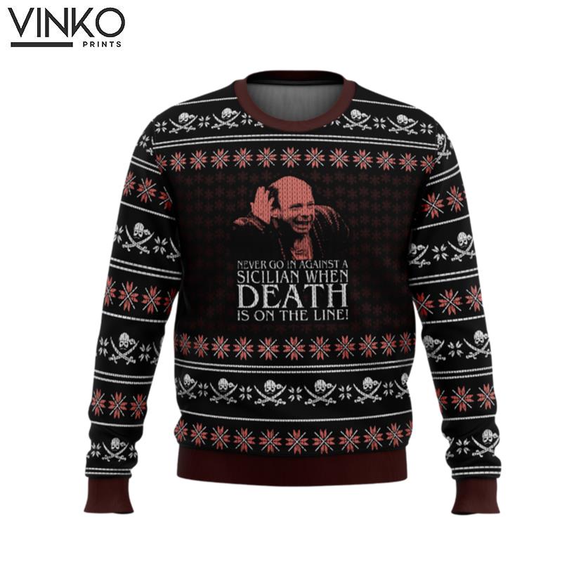 Vizzini The Princess Bride Ugly Christmas Sweater