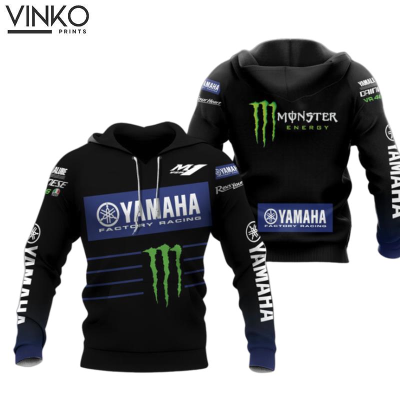 Vr46 The Doctor Yamaha Racing Factory Blue Hoodie