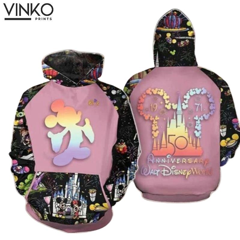 Walt Disney World 50Th Anniversary 50 Magic Years Walt Disney Hoodie