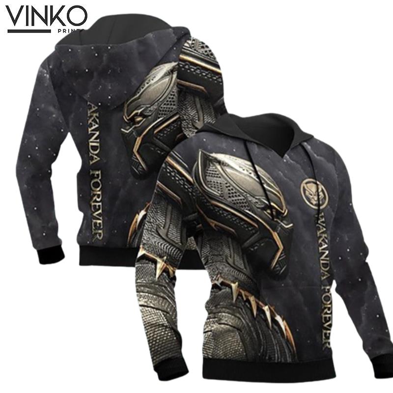 Wankanda Forever Black Panther Transformation Hoodie