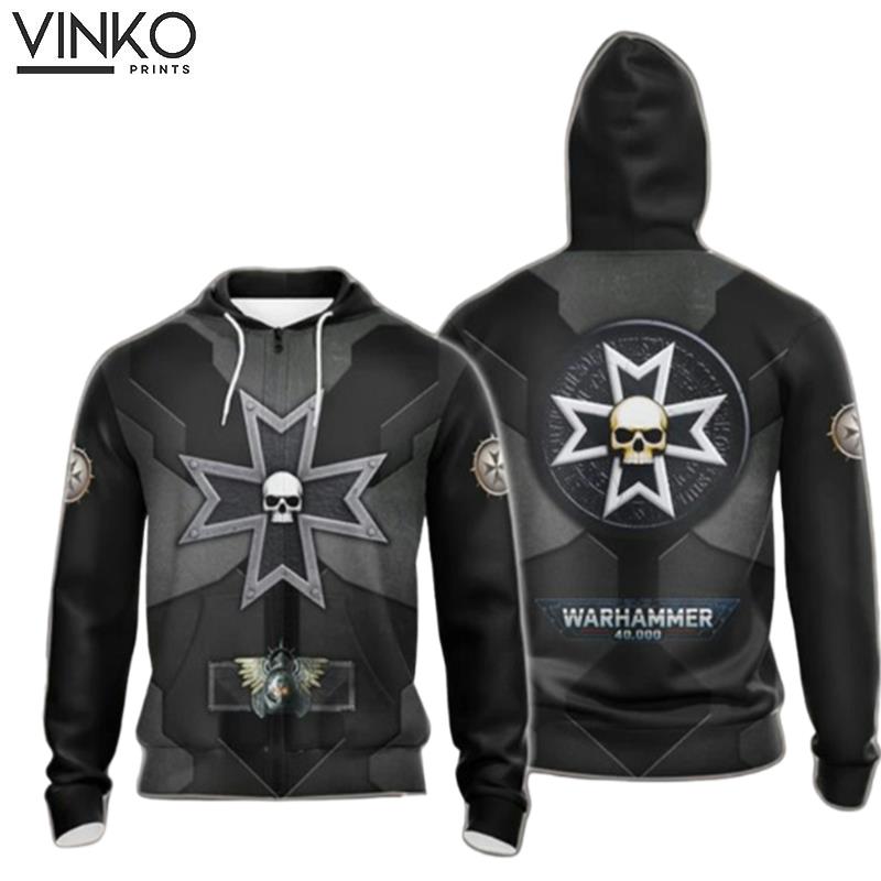 Warhammer 40K Black Templars Video Game Hoodie