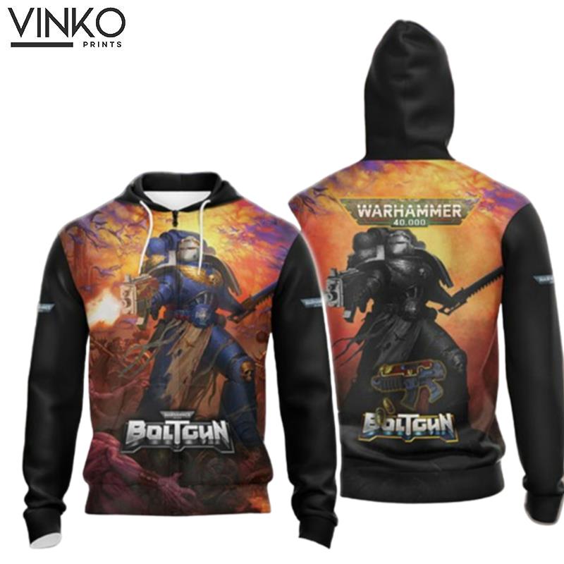 Warhammer 40K Boltgun Video Game Hoodie