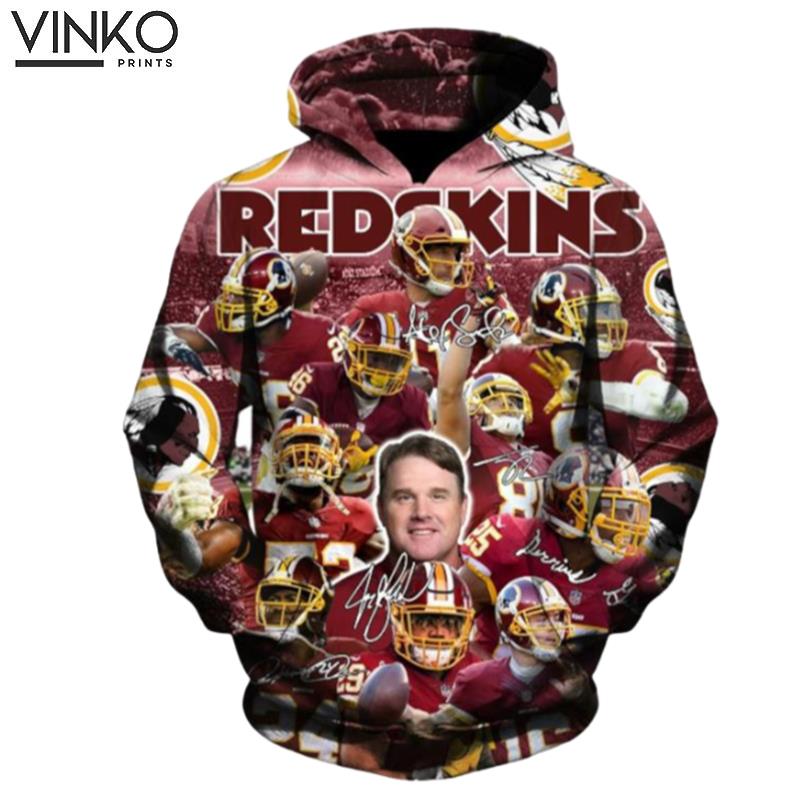 Washington Redskins Nfl All Star Players Hoodie