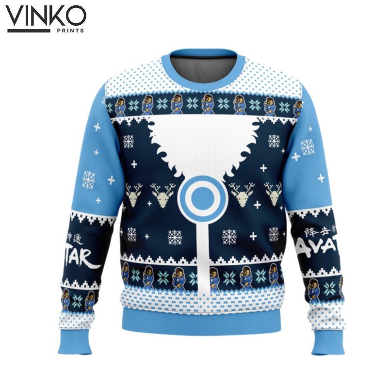 Waterbenders Water Tribe Avatar Ugly Christmas Sweater