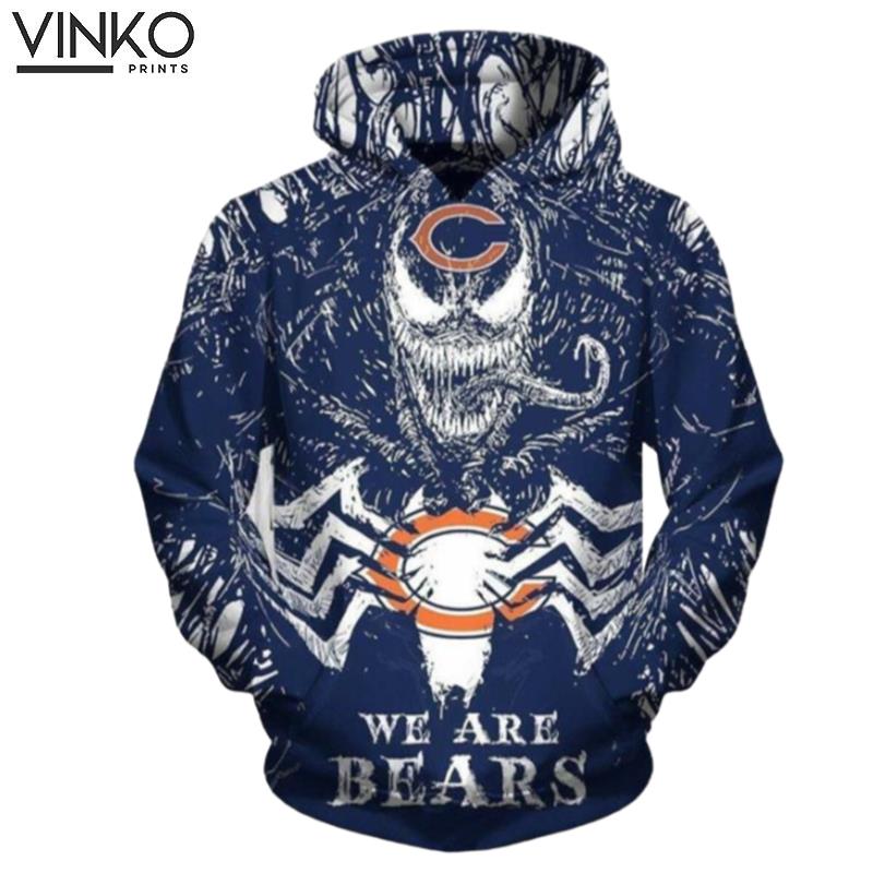 We Are Bears Venom Chicago Bears Nfl Chicago Bears Apparel 19933 Hoodie