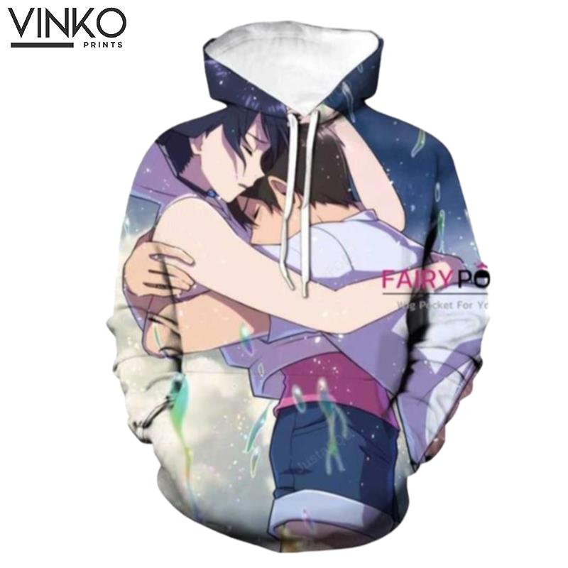 Weathering With You Morishima Hodaka Amano Hina Hoodie