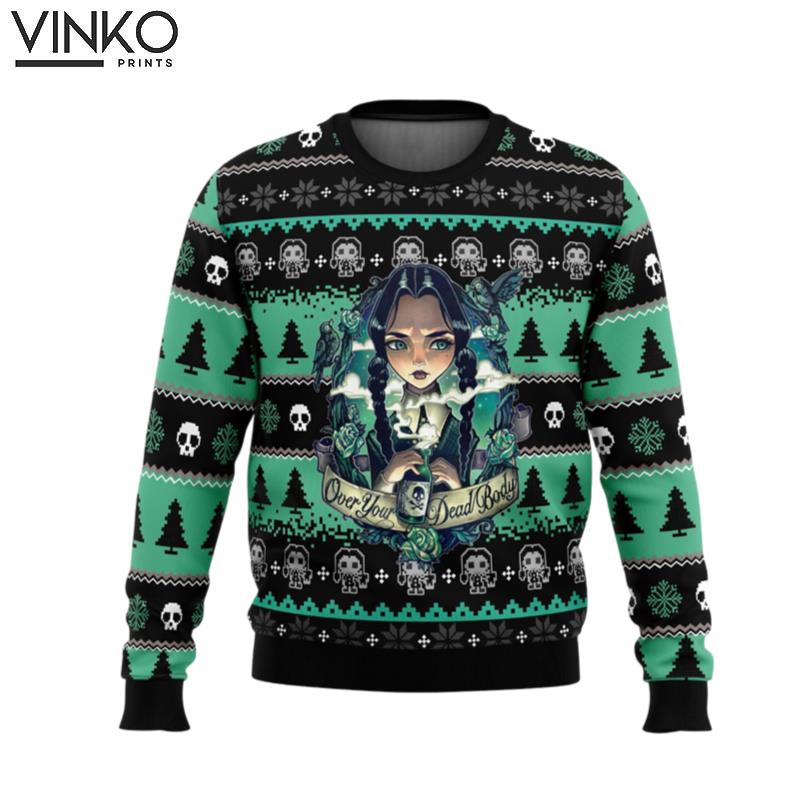 Wednesday Addams Ugly Christmas Sweater